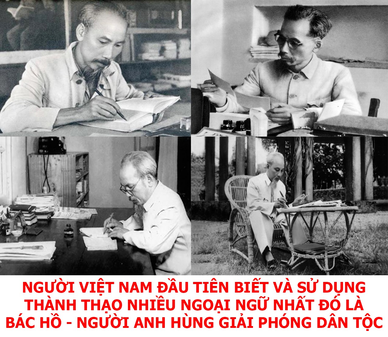 Học Bác mỗi ngày: Bác Hồ - tấm gương sáng về tinh thần học ngoại ngữ